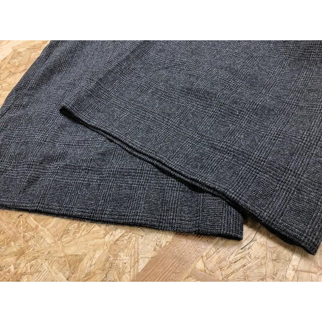 CIAOPANIC TYPY チャオパニックティピー Mサイズ レディース パンツ チェック 裏地 起毛 ワンタック ウエストゴム ロング グレー×ブラック | CIAOPANIC TYPY | 03