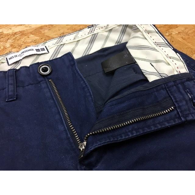 コラボ Uniqlo Ines De La Fressange ユニクロ サイズ不明 レディース チノパンツ 無地 ジップフライ ロング 綿100 ネイビー 紺 Pl Undo Rowa ヤフー店 通販 Yahoo ショッピング