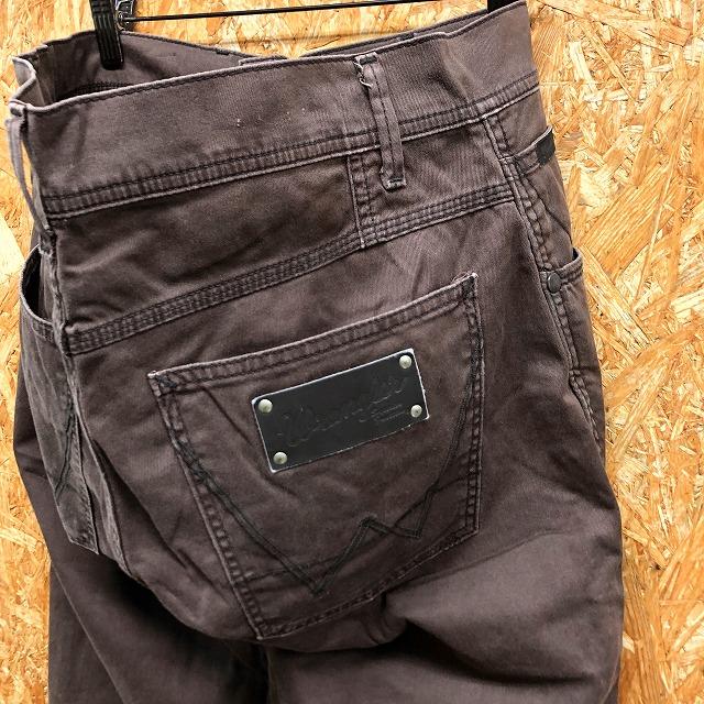 ラングラー Wrangler チノパンツ テーパード バックポケットにロゴラベル ジップフライ 綿×ポリウレタン 30 ブランド 茶色 メンズ | Wrangler | 08