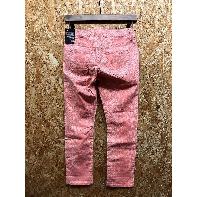 訳アリ Gap ギャップ 23 レディース クロップド スキニーパンツ ストレッチ パイソン柄 スネーク 綿 ポリウレタン ピンク系 Pl Undo Rowa ヤフー店 通販 Yahoo ショッピング