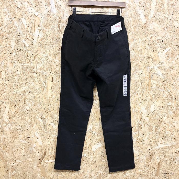 Uniqlo ユニクロ cm メンズ チノパンツ スリムフィット ノータック ストレッチ ジップフライ ロング 無地 綿 ポリウレタン ブラック 黒 Pl Undo Rowa ヤフー店 通販 Yahoo ショッピング