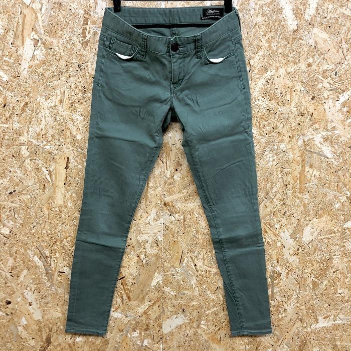 Azul By Moussy アズールバイマウジー S レディース スキニーパンツ ストレッチ テーパード 無地 綿 ポリウレタン エメラルドグリーン Pl Undo Rowa ヤフー店 通販 Yahoo ショッピング