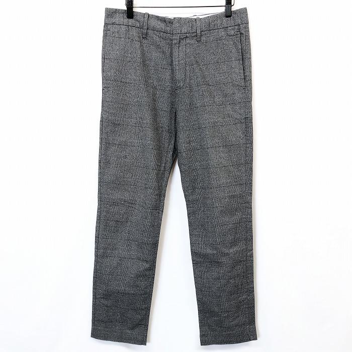 Gap ギャップ 30 メンズ パンツ テーパード 少しストレッチ グレンチェック ジップフライ 綿 ポリウレタン ブラック ネイビー 黒 紺 Pl Undo Rowa ヤフー店 通販 Yahoo ショッピング