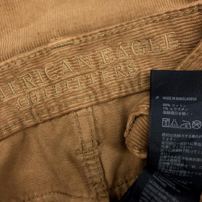 アメリカンイーグル American Eagle コーデュロイ パンツ スリム ストレッチ ジップフライ 綿×ポリウレタン 30 ブラウン レディース 女性 | American Eagle | 02