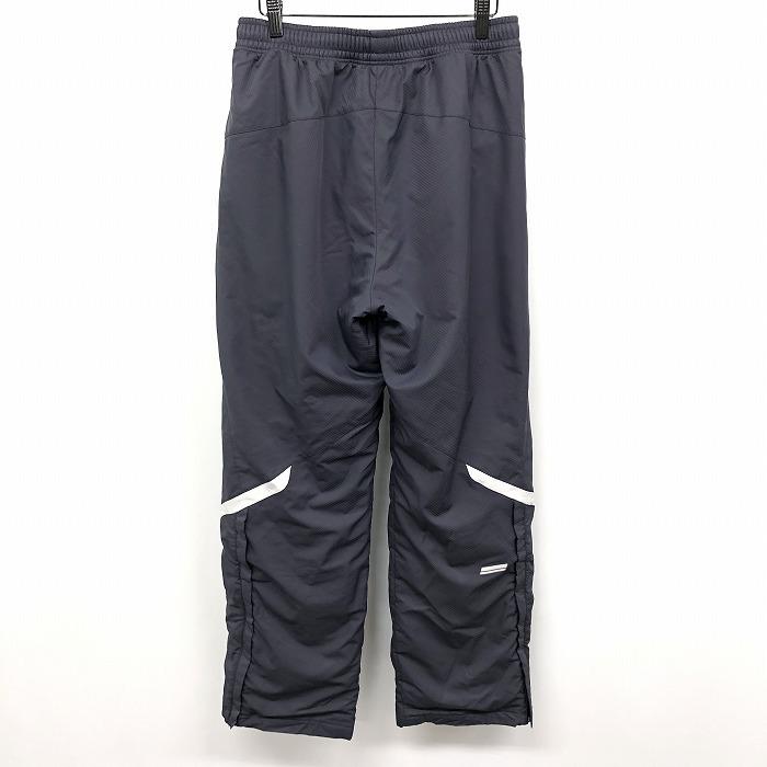 asics アシックス O XL 2L メンズ 男性 中綿 スポーツ パンツ テーパード ウエストにゴムと紐 裾ジップ ポリ100% グレーネイビー系 紺系 | ASICS | 01