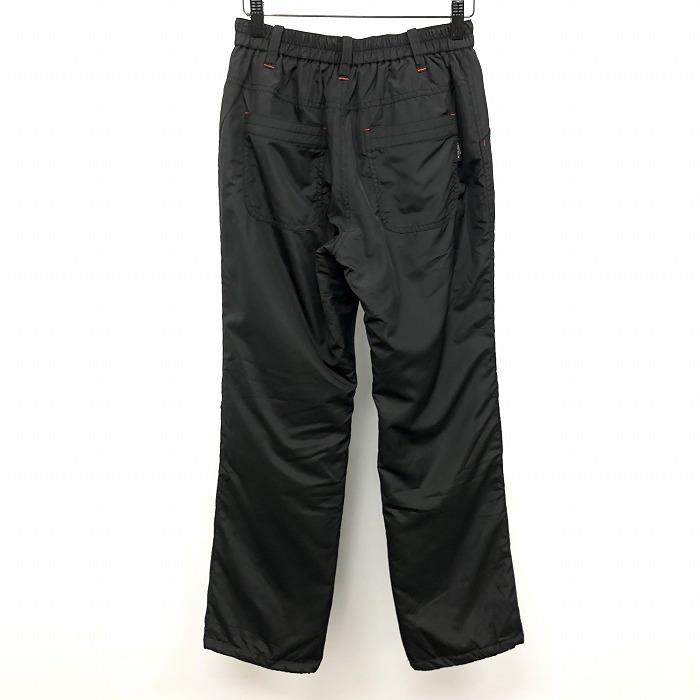 【新品】marie claire sport マリクレール スポーツ M レディース 中綿 パンツ ストレート ウエストゴム ポリ100% ブラック×レッド 黒 | Marie Claire | 01