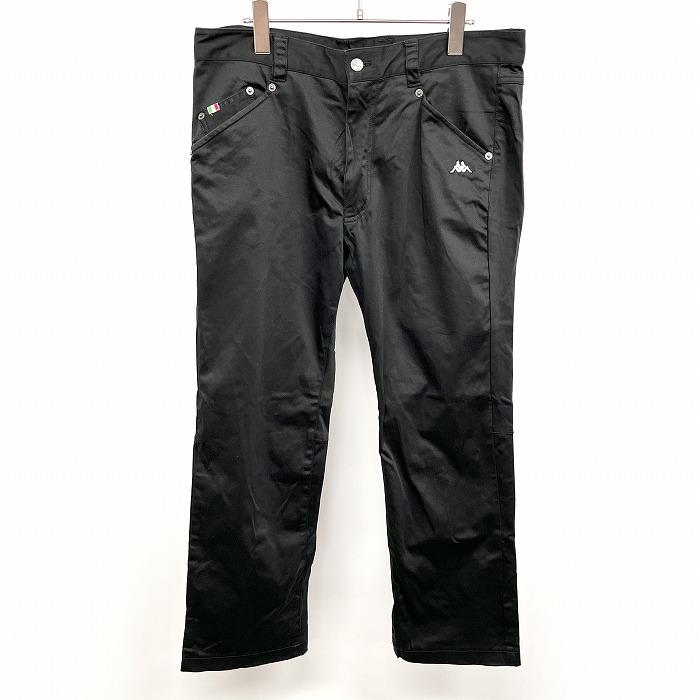 Kappa（カッパ） パンツ Dリング付き ストレート ストレッチ ロゴ刺繍