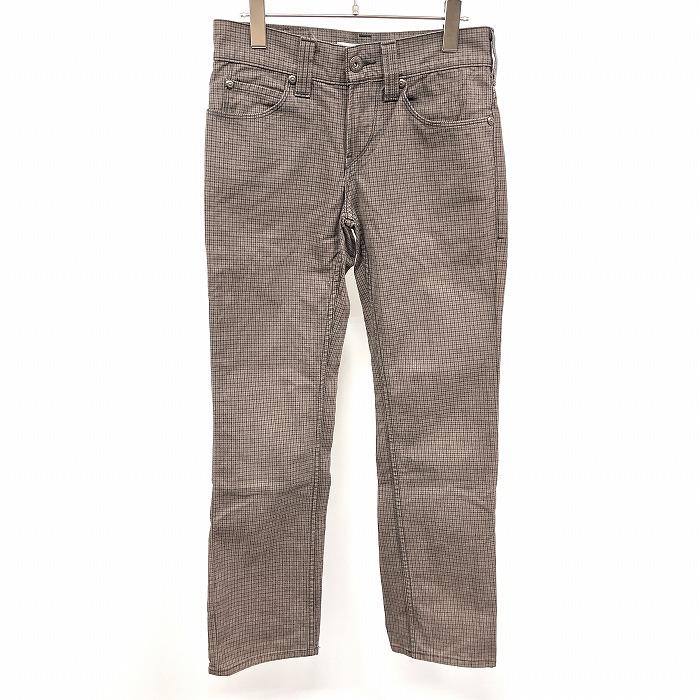 Levi's（リーバイス） LEVI'S 511 パンツ 千鳥格子 ストレート 牛革