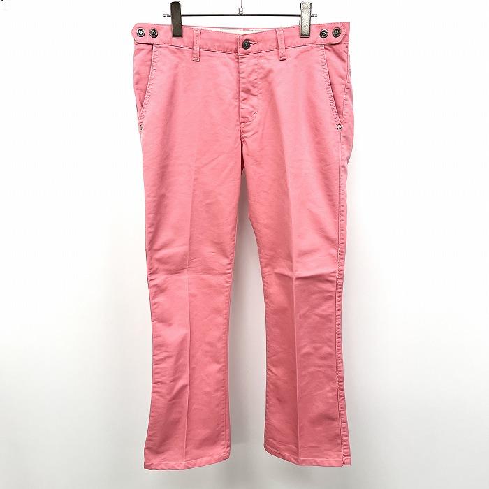 ヴィンテージ 日本製 キャピタル フレア ブーツカット チノパン 34 赤茶 EDWIN PRESTIGE エドウィン プレステージ L メンズ 男性 ゴルフ