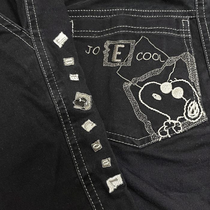 グリーンクラブ GREENCLUBS 9号 M レディース パンツ スヌーピーの刺繍