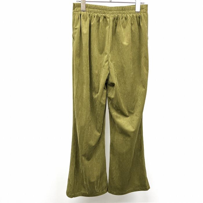 BEN DAVIS コードュロイフレアパンツ オリーブグリーン W33 BEN DAVIS コードュロイフレアパンツ オリーブグリーン W33 BEN DAVIS