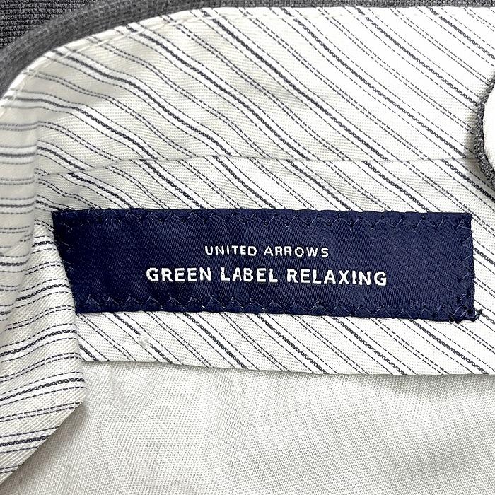 GREEN LABEL RELAXING UNITED ARROWS スラックス パンツ 裾が未処理 毛