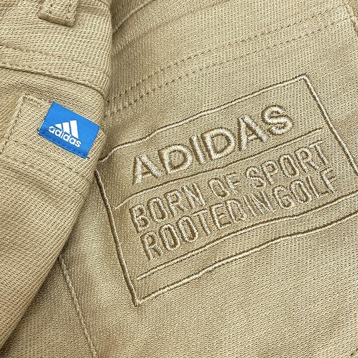 adidas（アディダス） ゴルフ パンツ バックポケットに英字のロゴ刺繍