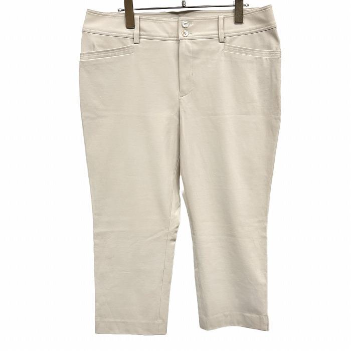 Aylesbury クロップドパンツ ボディシェルドライ 無地 ポリエステル×綿×ポリウレタン 15 XXL 3L ベージュ レディース