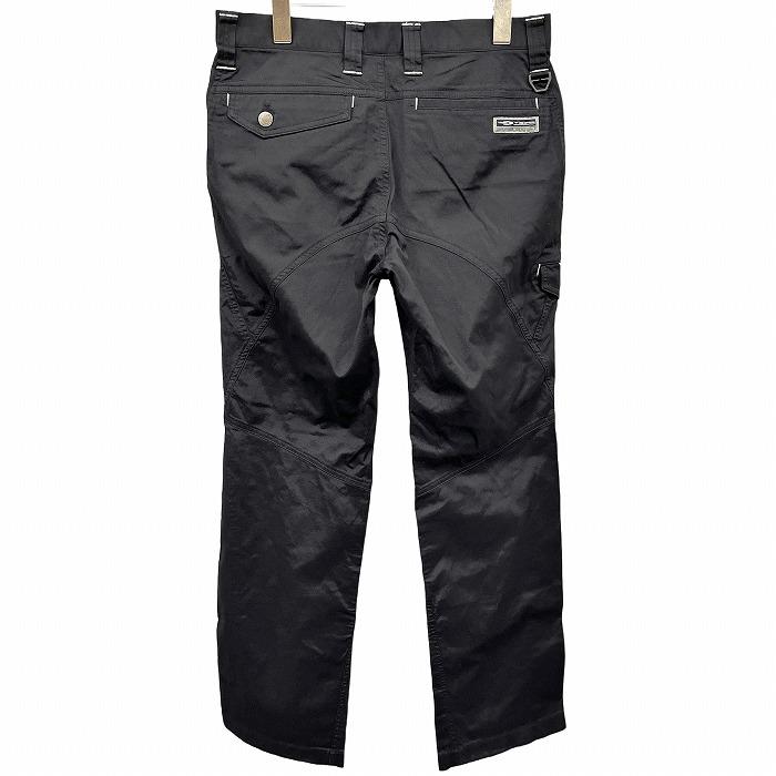 ティゴラ TIGORA ゴルフ パンツ ストレート ロゴ刺繍 ジップフライ Dリング付き 綿×ナイロン×ポリウレタン 76 ブラック 黒 メンズ | TIGORA | 01