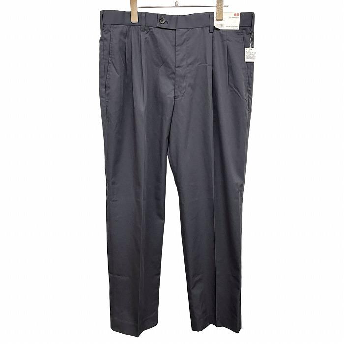 ユニクロ 【新品】UNIQLO ドライ ツータック パンツ テーパード ユニクロ 【新品】UNIQLO ドライ ツータック パンツ テーパード