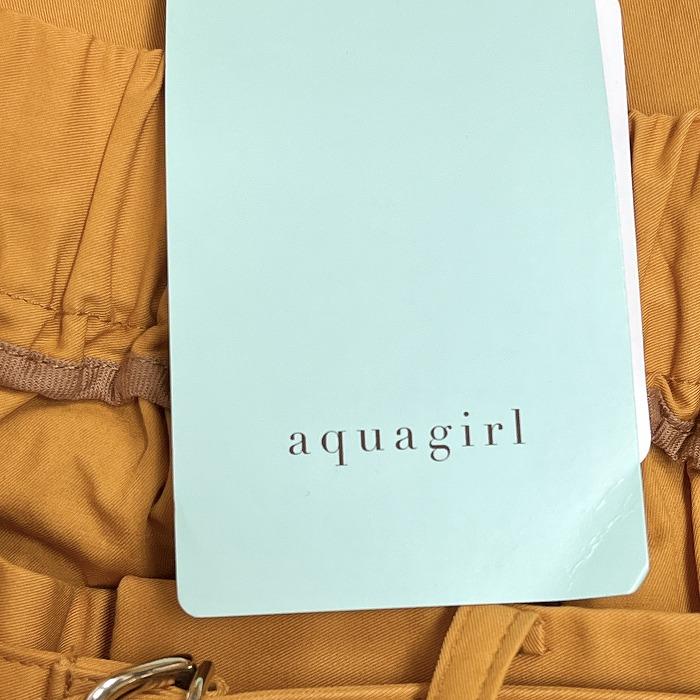 aquagirl アクアガール 【新品】aquagirl 少し薄手 テーパード ワイド 