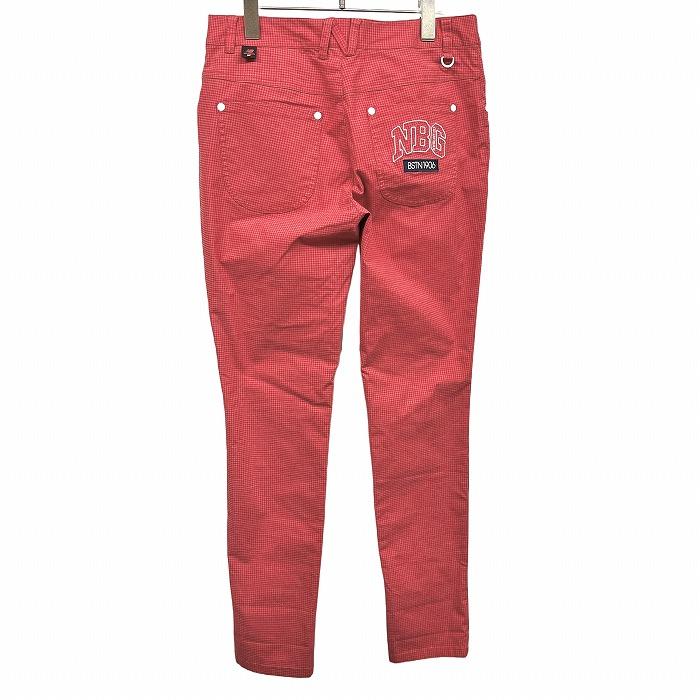 NEW BALANCE GOLF中綿パンツ 防寒防風 赤 4(M) New Balance ニューバランス ゴルフ パンツ テーパード ストレッチ