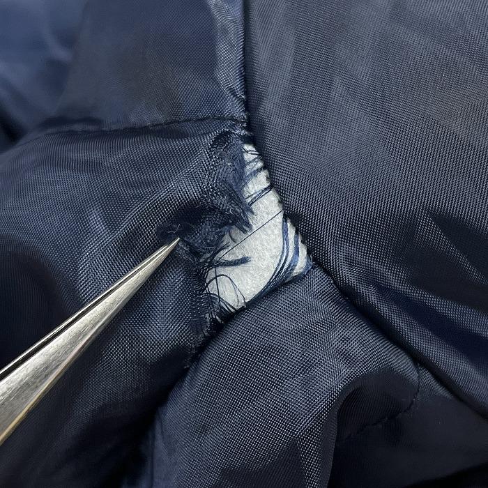 ニューバランス NB NEW BALANCE 中綿 パデッドパンツ ハニカム柄 ウエストにゴムと紐 裾ジップ テーパード ポリ100% XL LL ネイビー メンズ | New Balance | 05