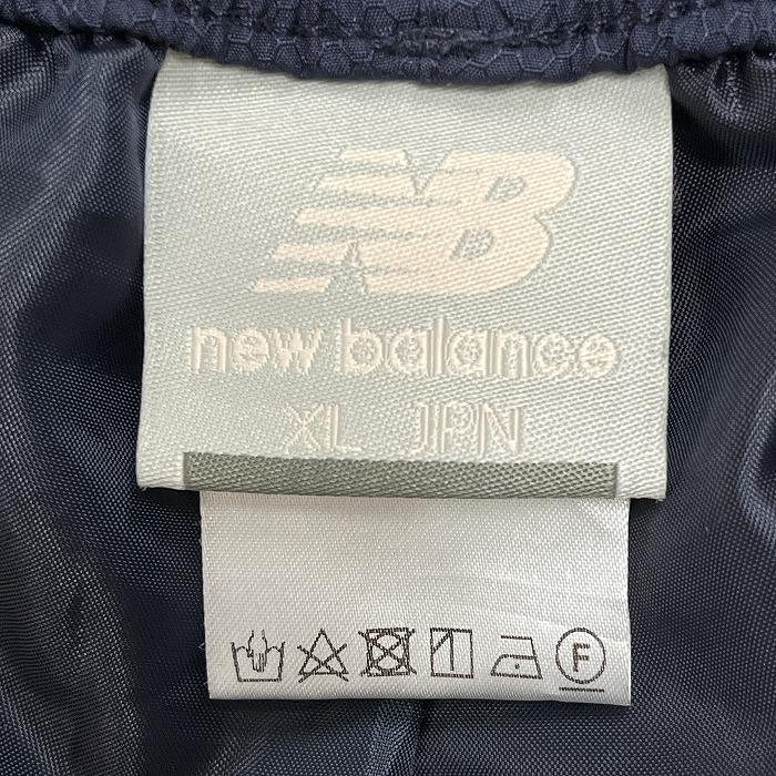 ニューバランス NB NEW BALANCE 中綿 パデッドパンツ ハニカム柄 ウエストにゴムと紐 裾ジップ テーパード ポリ100% XL LL ネイビー メンズ | New Balance | 06