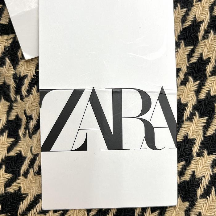 ZARA（ザラ） 【新品】ZARA ワイドパンツ 千鳥格子 ストレート サイド