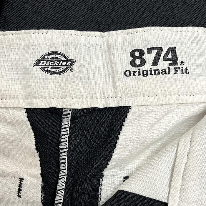 ディッキーズ 874 Dickies 874 ワークパンツ イージーパンツ ストレート ロゴパッチ ジップフライ ポリ×綿 28 黒 メンズ(レディース？) | Dickies | 04