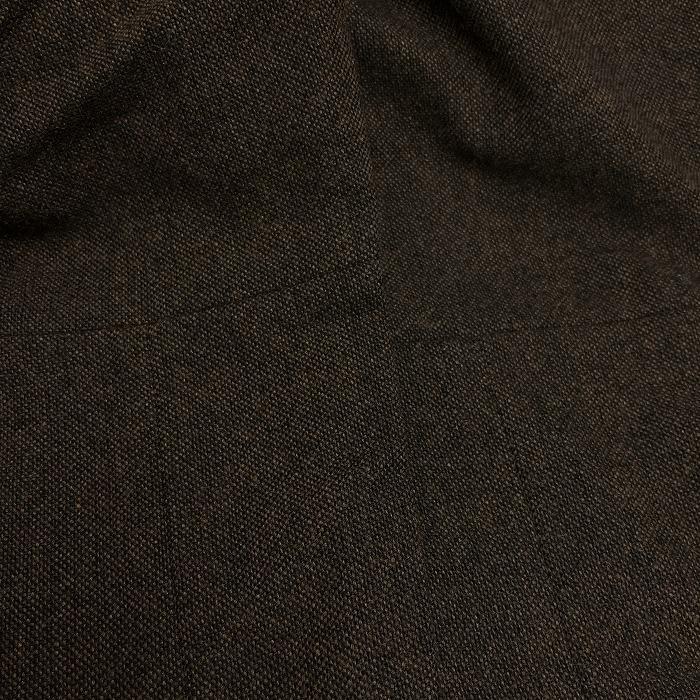 REIGN 起毛 スキニーパンツ ボタンフライ テーパード 裾ボタン 無地 ウール×ポリ(ラベル：牛革) 26 杢ブラウン メンズ(レディース？) | RAEN | 03