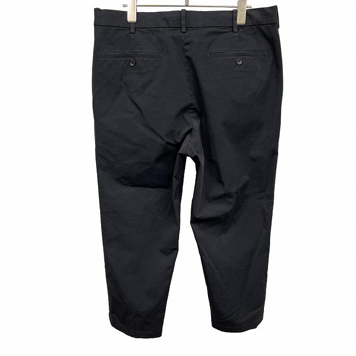 ユニクロ 【新品】UNIQLO スマートアンクルパンツ テーパード ストレッチ 無地 ウエスト紐 綿×ポリウレタン L ネイビー 紺 メンズ | ユニクロ | 01