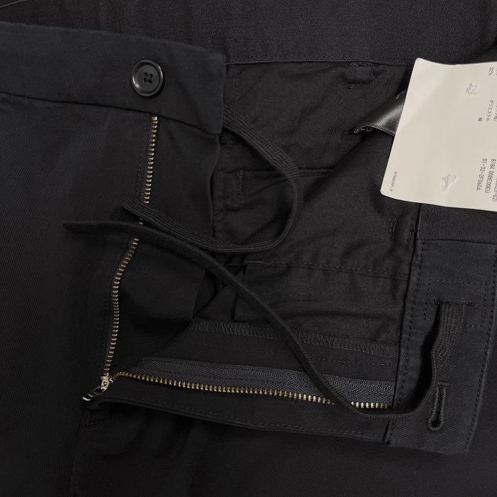 ユニクロ 【新品】UNIQLO スマートアンクルパンツ テーパード ストレッチ 無地 ウエスト紐 綿×ポリウレタン L ネイビー 紺 メンズ | ユニクロ | 02