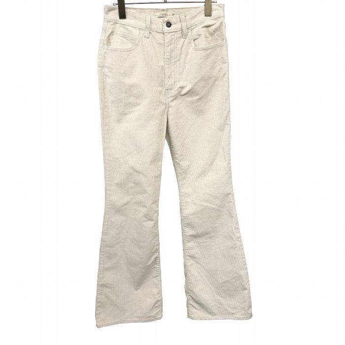 リーバイス プレミアム Levi's PREMIUM コーデュロイ フレアパンツ ブーツカット ストレッチ 綿×ポリウレタン 27 ベージュ レディース | Levis PReMIUM