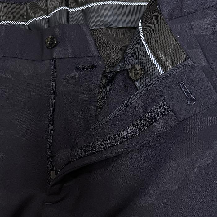 ザラ ZARA 迷彩柄 テーパードパンツ 裾ジップ ストレッチ ジップポケット ナイロン×ポリウレタン [EUR46/USA36/MEX36] ネイビー 紺 メンズ | ZARA | 04