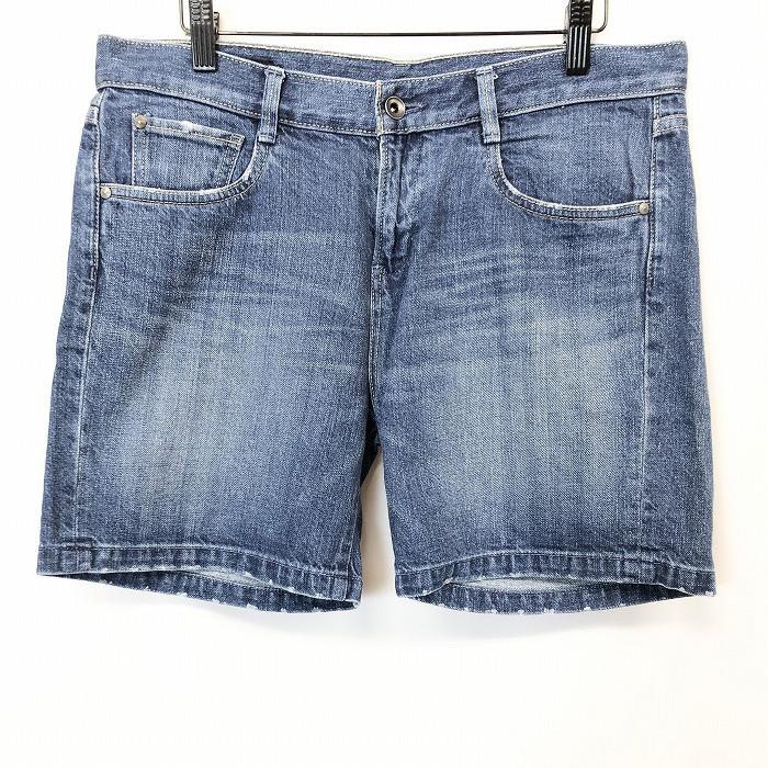 Rose Bud Couples ローズバッドカップルズ 28 レディース メンズ デニム ジーンズ ショートパンツ ジップフライ Used加工 綿100 ブルー Ps Undo Rowa ヤフー店 通販 Yahoo ショッピング