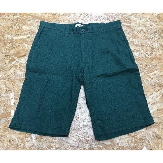 Global Work グローバルワーク Mサイズ メンズ ショートパンツ ハーフパンツ ショーツ 無地 ジップフライ 麻混紡 グリーン 緑 Ps Undo Rowa ヤフー店 通販 Yahoo ショッピング