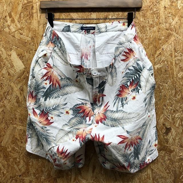 Urban Research アーバンリサーチ サイズ38 メンズ 薄手 ショートパンツ ハーフパンツ アロハ リネン レーヨン 白 緑系 赤系 Ps Undo Rowa ヤフー店 通販 Yahoo ショッピング