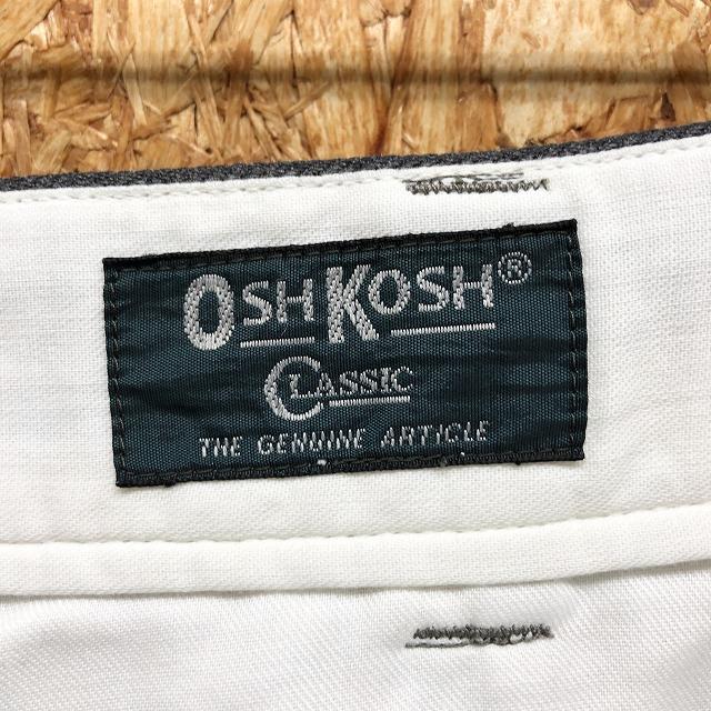 OSHKOSH CLASSIC オシュコシュ - メンズ チノショーツ チノパンツ ショートパンツ ハーフパンツ ロゴワッペン ジップフライ  ヘザーグレー｜undo-rowa｜02