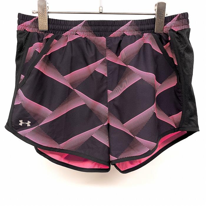 UNDER ARMOUR アンダーアーマー ショートパンツ 幾何学柄 サイドが