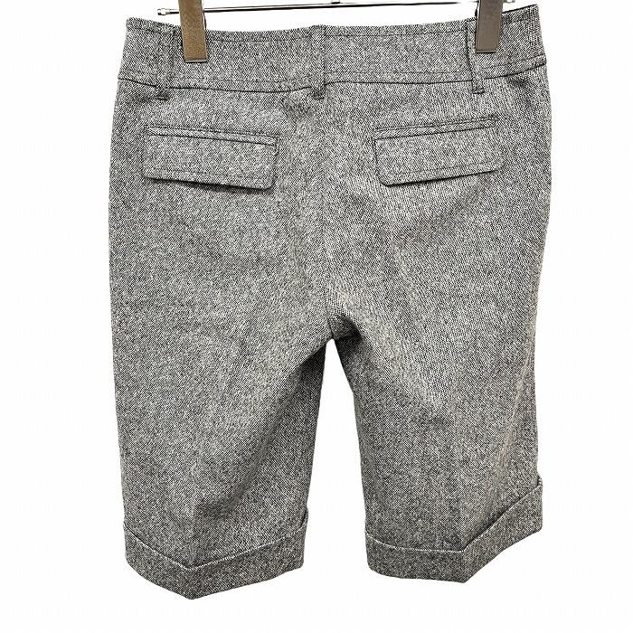 INDIVI インディヴィ ショートパンツ ハーフパンツ 裾ダブル 微起毛