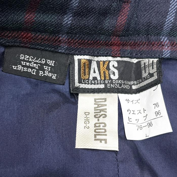DAKS GOLF ネイビー スラックス 新品タグ付き