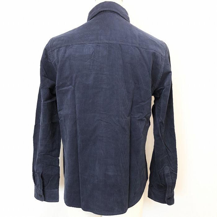 RILY コーデュロイシャツブルーMサイズ