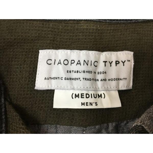 Ciaopanic Typy チャオパニック ティピー Mサイズ メンズ シャツ 長袖 ポケット 切り替えしデザイン オリーブ グレー系 Sl Undo Rowa ヤフー店 通販 Yahoo ショッピング