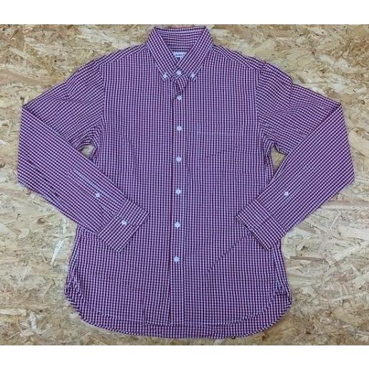 Global Work グローバルワーク Sサイズ メンズ シャツ B D ボタンダウン 長袖 ギンガムチェック 胸ポケット付き レッド ホワイト 赤 白 Sl Undo Rowa ヤフー店 通販 Yahoo ショッピング