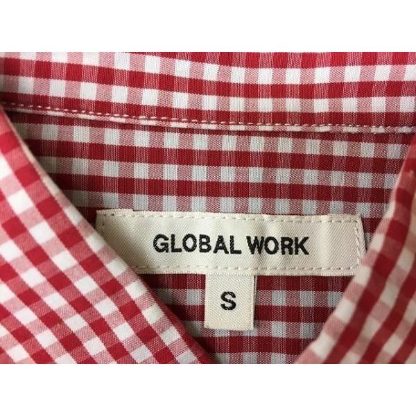 Global Work グローバルワーク Sサイズ メンズ シャツ B D ボタンダウン 長袖 ギンガムチェック 胸ポケット付き レッド ホワイト 赤 白 Sl Undo Rowa ヤフー店 通販 Yahoo ショッピング