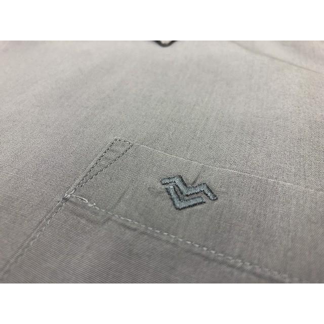 マリオ・ヴァレンティーノ MARIO VALENTINO ドレスシャツ ロゴ刺繍 長袖 綿100% YO グレー 灰色 メンズ | MARIO VALENTINO | 02