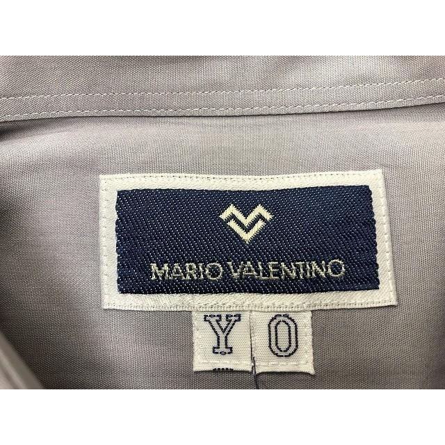 マリオ・ヴァレンティーノ MARIO VALENTINO ドレスシャツ ロゴ刺繍 長袖 綿100% YO グレー 灰色 メンズ | MARIO VALENTINO | 07