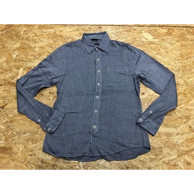 Urban Research アーバンリサーチ サイズ40 メンズ シャツ 長袖 無地 胸ポケット付き ボタン糸が赤色 ネイビー 紺 Sl Undo Rowa ヤフー店 通販 Yahoo ショッピング