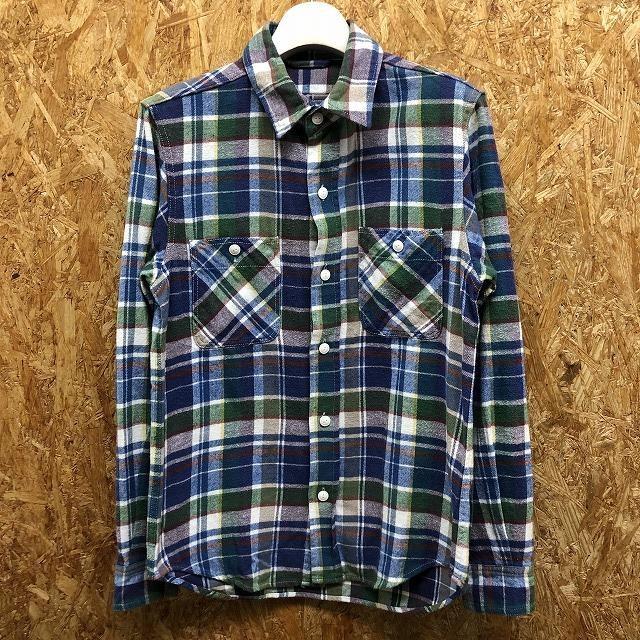 Rose Bud Couples ローズバッド カップルズ Mサイズ メンズ 起毛シャツ 長袖 チェック 両胸ポケット 綿100 青紫 赤茶系 緑 白 黄 Sl Undo Rowa ヤフー店 通販 Yahoo ショッピング