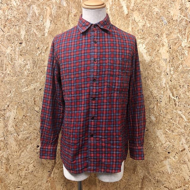 Uniqlo ユニクロ M メンズ シャツ 起毛 ソフトネル チェック柄 胸ポケット付き レギュラーカラー 長袖 カジュアル 綿100 赤 紺 紫系 白 Sl Undo Rowa ヤフー店 通販 Yahoo ショッピング