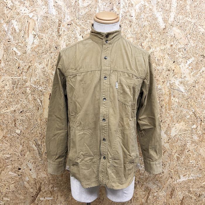 Crocodile クロコダイル M メンズ コーデュロイシャツ スタンドカラー ウエストポケット メタルボタン 長袖 綿100 ブラウンベージュ系 Sl Undo Rowa ヤフー店 通販 Yahoo ショッピング