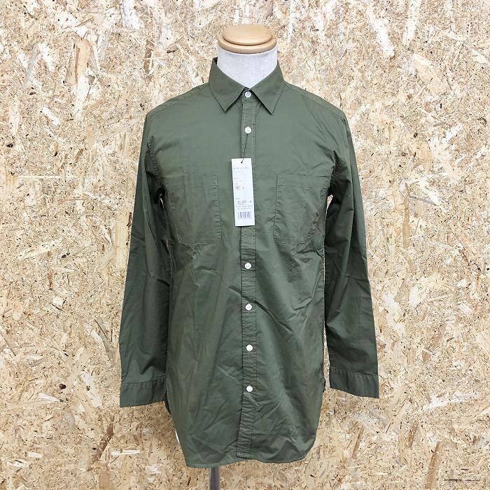 Wego Browny ウィゴー ブラウニー M メンズ 薄手 ブロードロングシャツ 無地 両胸ポケット 長袖 綿100 ミリタリーグリーン カーキ系 Sl Undo Rowa ヤフー店 通販 Yahoo ショッピング