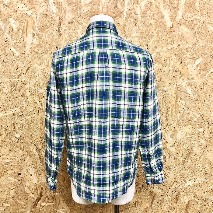 URBAN RESEARCH アーバンリサーチ 38 メンズ シャツ チェック柄 胸ポケット付き レギュラーカラー 長袖 麻100% 青系×黄×黄緑×赤×白系 | URBAN RESEARCH | 03